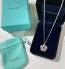 ☑️TIFFANY&Co.蒂芙尼四叶草红宝石项链 耳钉