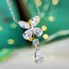 ☑️TIFFANY&Co.蒂芙尼四叶草水滴钻项链