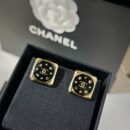 ☑️CHANEL香奈儿双c方形耳钉耳环