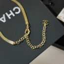 ☑️CHANEL香奈儿双c圆饼古金币项圈项链