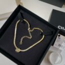 ☑️CHANEL香奈儿双c圆饼古金币项圈项链