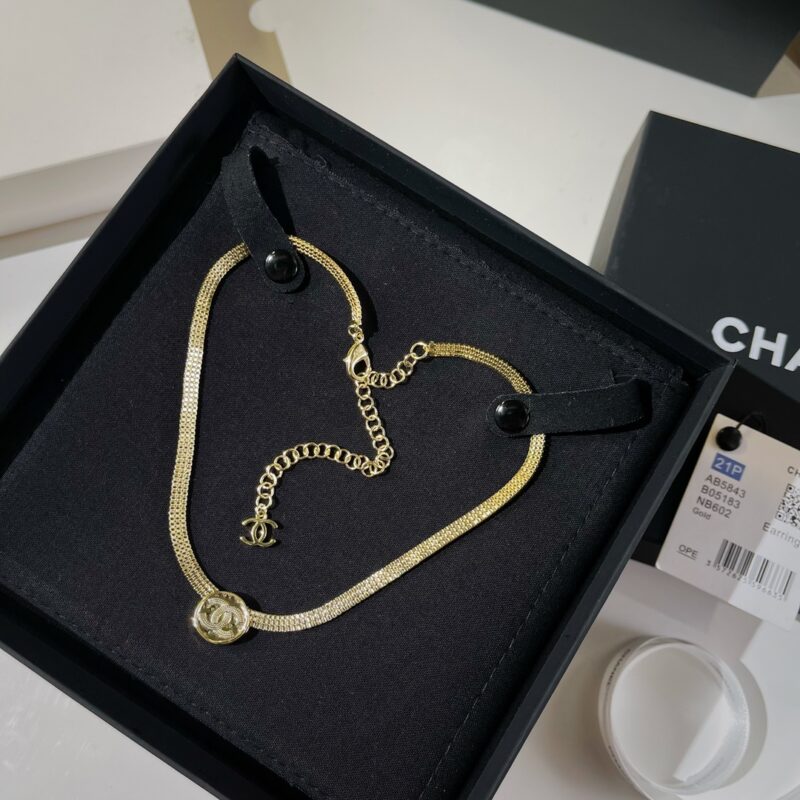 ☑️CHANEL香奈儿双c圆饼古金币项圈项链 - Image 7