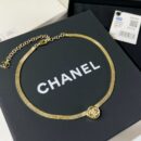 ☑️CHANEL香奈儿双c圆饼古金币项圈项链
