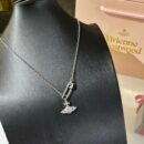 ☑️ Vivienne Westwood西太后别针满钻土星项链