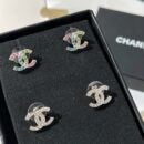 ☑️CHANEL香奈儿双c满钻耳钉耳环