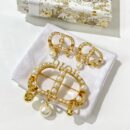 ☑️DIOR迪奥CD珍珠耳钉耳环 胸针