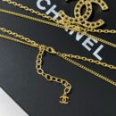 ☑️CHANEL香奈儿双层双c镂空项链