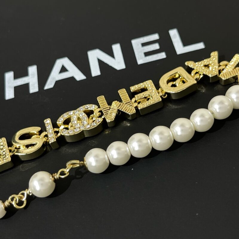 ☑️CHANEL香奈儿双c字母珍珠项链 - Image 8