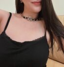 ☑️CHANEL香奈儿双c黑皮绳颈链项链