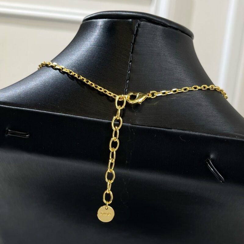 ☑️DIOR迪奥金色满钻CD珍珠星星项链 - Image 8