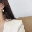 ☑️CHANEL香奈儿双c四叶草爱心珍珠耳钉耳环