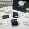 ☑️CHANEL香奈儿满钻双c星星耳钉耳环