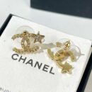 ☑️CHANEL香奈儿满钻双c星星耳钉耳环
