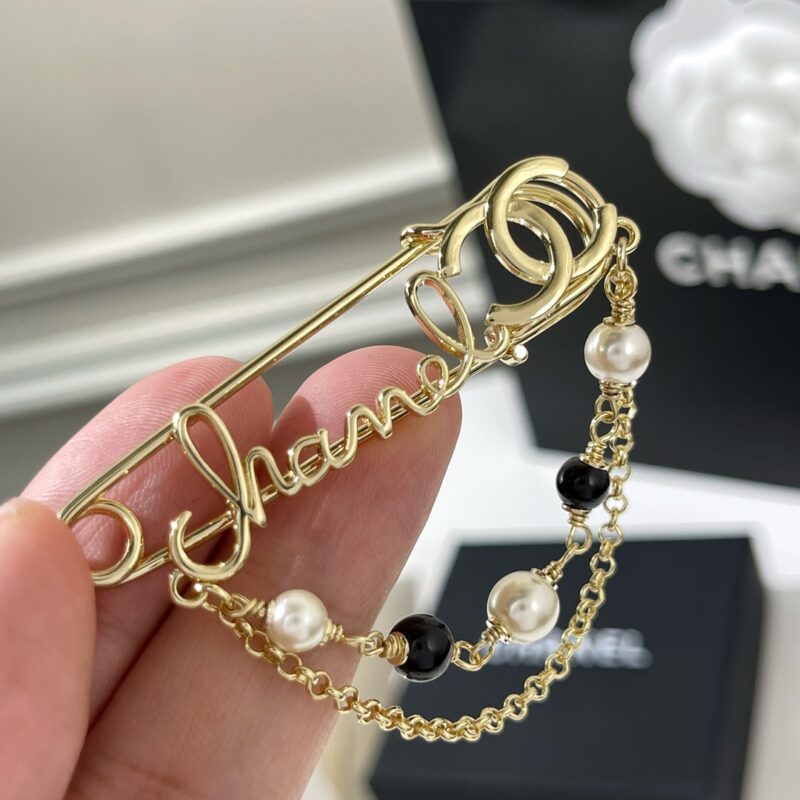 ☑️CHANEL香奈儿双c流苏珍珠别针🧷胸针 - Image 10