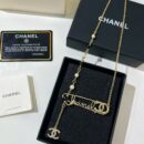 ☑️CHANEL香奈儿双c流苏珍珠别针🧷项链