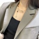 ☑️CHANEL香奈儿双c流苏珍珠别针🧷项链