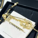 ☑️CHANEL香奈儿双c流苏珍珠别针🧷项链