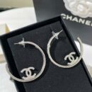 ☑️CHANEL香奈儿满钻双c耳钉耳环