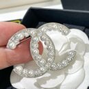 ☑️CHANEL香奈儿珍珠双c胸针