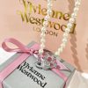 ☑️ Vivienne Westwood西太后满钻土星珍珠项链
