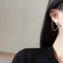☑️CHANEL香奈儿双c不对称耳钉耳夹