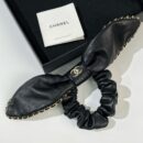 ☑️CHANEL香奈儿双c满钻蝴蝶结小羊皮发绳 手绳