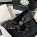 ☑️CHANEL香奈儿双c满钻蝴蝶结小羊皮发绳 手绳