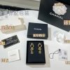 ☑️CHANEL香奈儿 金色 双c 耳钉耳环