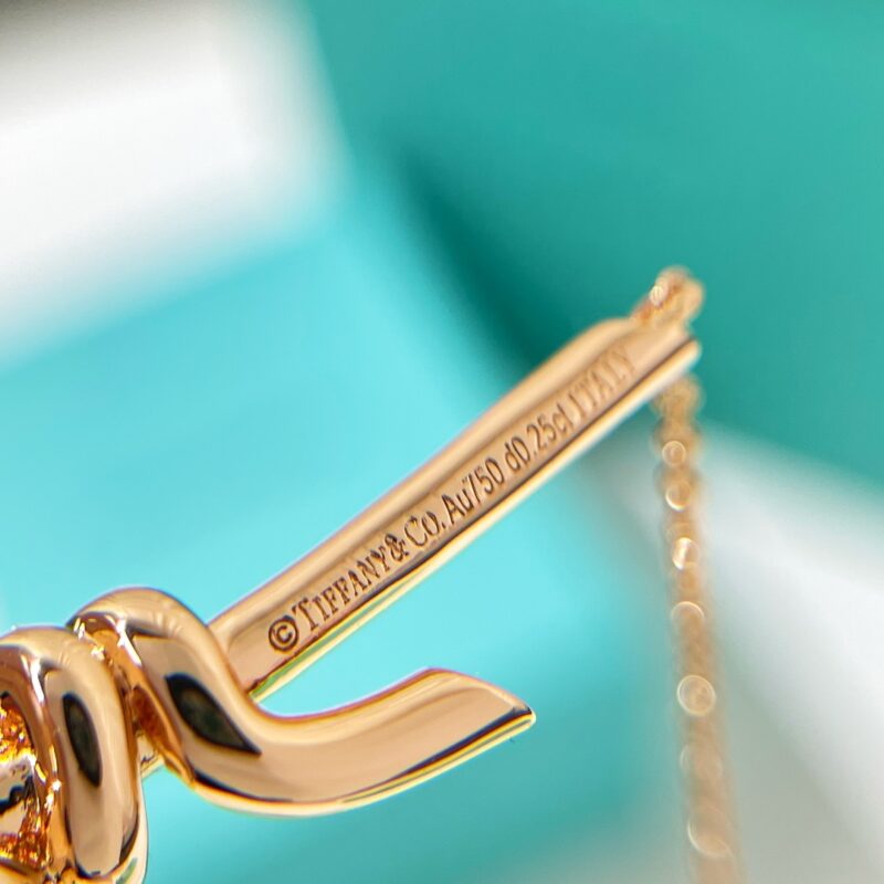 ☑️TIFFANY&Co.蒂芙尼tiffany knot项链 - Image 11