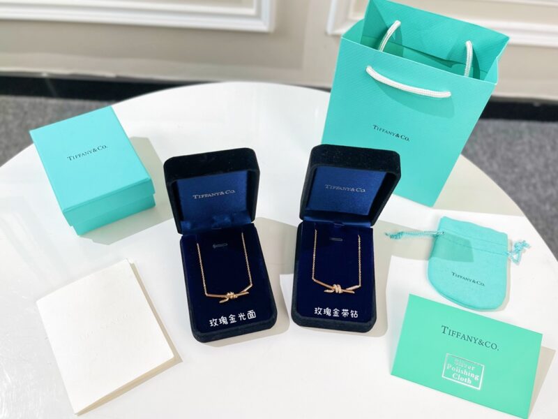 ☑️TIFFANY&Co.蒂芙尼tiffany knot项链 - Image 4