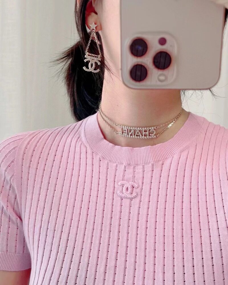 ☑️CHANEL香奈儿 金色 双c 星星 耳钉耳环 - Image 5