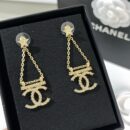 ☑️CHANEL香奈儿 金色 双c 星星 耳钉耳环