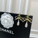 ☑️CHANEL香奈儿 双c 蝴蝶结 珍珠 耳钉耳环