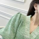 ☑️CHANEL香奈儿双c十字珍珠耳钉耳环