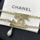 ☑️CHANEL香奈儿 金色 双c 星星 手链 项链