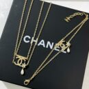 ☑️CHANEL香奈儿 金色 双c 星星 手链 项链