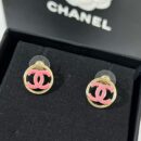 ☑️CHANEL香奈儿双c圆形耳钉耳环