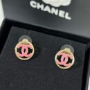 ☑️CHANEL香奈儿双c圆形耳钉耳环
