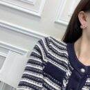 ☑️CHANEL香奈儿双c圆形耳钉耳环