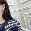 ☑️CHANEL香奈儿双c蝴蝶结耳钉耳环