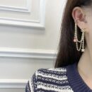☑️CHANEL香奈儿流苏5字星星耳钉耳夹