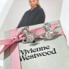 ☑️ Vivienne Westwood西太后满钻土星耳钉耳环