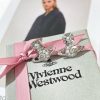 ☑️ Vivienne Westwood西太后满钻土星耳钉耳环