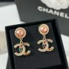☑️CHANEL香奈儿双c彩色珍珠耳钉耳环