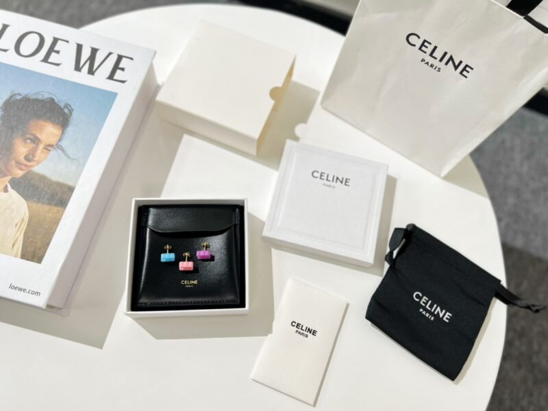 Celine赛琳凯旋门马卡龙耳钉三件套 - Image 2