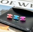 Celine赛琳凯旋门马卡龙耳钉三件套