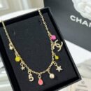 ☑️CHANEL香奈儿双c流苏彩色珠项链