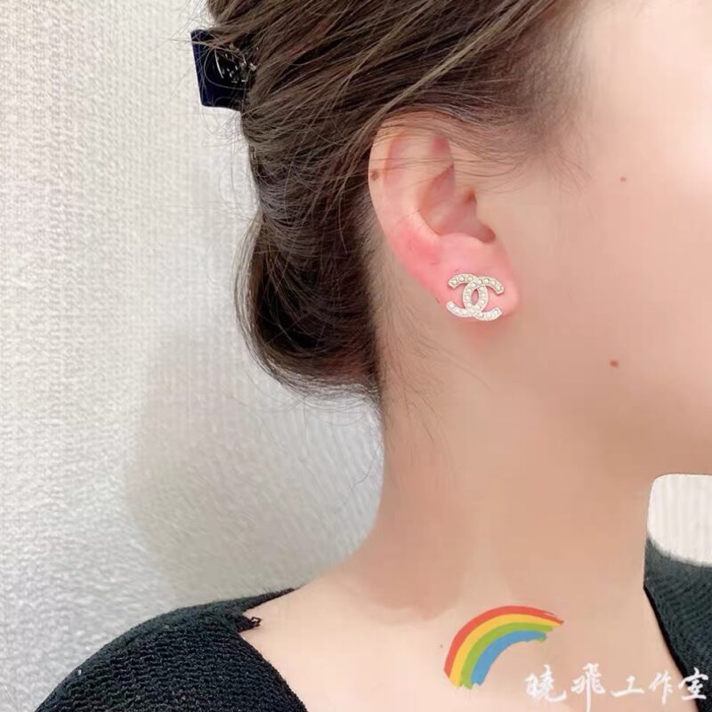 ☑️CHANEL香奈儿双c珍珠耳钉耳环 - Image 5