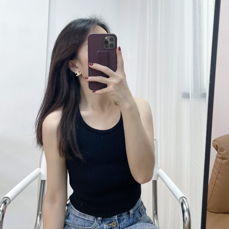 ☑️CHANEL香奈儿双c满钻耳钉耳环 - Image 5