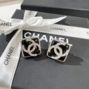 ☑️CHANEL香奈儿双c菱形耳钉耳环
